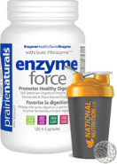 Enzyme-Force With Fibrazyme - 120 V-Caps + BONUS