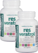 Resveratrol Rx 265mg - 60 + 60 V-Caps (2 For Deal)