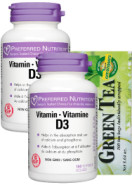 Vitamin D3 1,000iu - 180 + 180 Softgels (2 For Deal) + BONUS