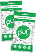 Pur Gum (Spearmint Aspartame Free) - 77 + 77g FREE
