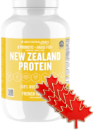 Schinoussa Probiotic New Zealand Protein Whey Isolate (French Vanilla) - 910g + BONUS