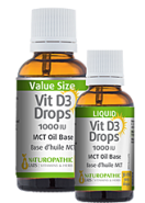 Vitamin D Drops 1,000iu - 60 + 30ml FREE