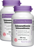 Selenomethionine 200mcg - 60 + 60 Caps FREE
