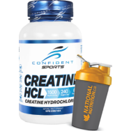 Creatine HCL 750mg - 240 V-Caps + BONUS