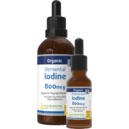 Elemental Iodine 800mcg (Organic) - 100 + 15ml FREE