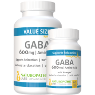 GABA 600mg - 240 + 60 V-Caps FREE