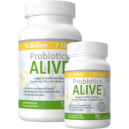 Probiotics Alive 16 Billion (Multi Strain / Shelf Stable) - 120 + 60 V-Caps FREE
