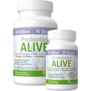 Probiotics Alive For Women 50 Billion (Plus FOS Prebiotic) - 60 + 30 V-Caps FREE