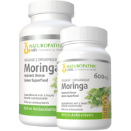Moringa 600mg (Organic) - 240 + 60 V-Caps Free