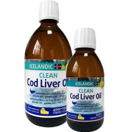 Clean Icelandic Cod Liver Oil (Lemon) - 500 + 200ml FREE