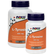 L-Tyrosine 500mg - 120 + 60 Caps FREE