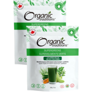 Supergreens With Turmeric And Probiotics (Cucumber Melon) - 100 + 100g FREE