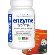 Enzyme-Force With Fibrazyme - 120 V-Caps + BONUS