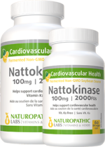 Nattokinase 100mg / 2000FUs (Non-GMO & K2 Free)  - 120 + 60 V-Caps FREE