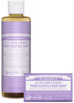 Dr. Bronner's Magic Soap (Lavender) - 236ml + BONUS