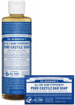 Dr. Bronner's Magic Soap (Peppermint) - 236ml + BONUS