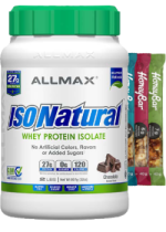 Isonatural Whey Protein Isolate (Chocolate) - 2lbs + BONUS