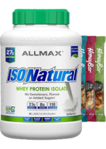 Isonatural Whey Protein Isolate (Unflavoured) - 5lbs + BONUS