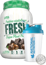 Fresh1 Vegan Plant Protein (Chocolate Hazelnut) - 2lbs + BONUS