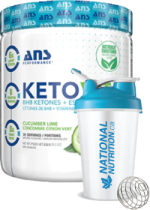KetoVita BHB Ketones + Essential Vitamins (Cucumber Lime) - 230g + BONUS - ANS