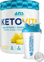 KetoVita BHB Ketones + Essential Vitamins (Pineapple Punch) - 230g + BONUS