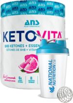 KetoVita BHB Ketones + Essential Vitamins (Pink Lemonade) - 230g + BONUS
