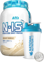 N-ISO Hydrolyzed Whey Isolate (Creamy Vanilla) - 1.8lbs + BONUS