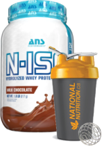 N-ISO Hydrolyzed Whey Isolate (Milk Chocolate) - 1.8lbs + BONUS