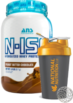 N-ISO Hydrolyzed Whey Isolate (Peanut Butter Chocolate) - 1.8lbs + BONUS