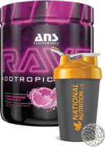 Rave Nootropic Energy (Pink Lemonade) - 252g + BONUS