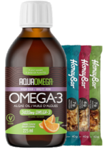 Plant-Based High DHA Omega-3 Algae Oil 3,400mg (Orange) - 225ml + BONUS