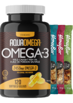 Standard Omega-3 2450mg - 120 Softgels + BONUS