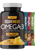 Standard Omega-3 2450mg - 240 Softgels + BONUS