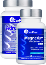 Adrenal-Pro - 120 V-Caps + Magnesium Bis-Glycinate 200 Gentle - 60 V-Caps FREE