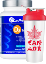 D3 & K2 (Organic Coconut Oil) - 240 Softgel + BONUS