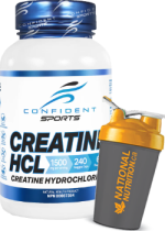 Creatine HCL 750mg - 240 V-Caps + BONUS