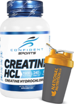 Creatine HCL 750mg - 240 V-Caps + BONUS