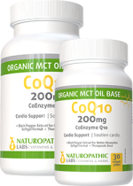 Active CoQ10 200mg (+Org. MCT Oil Base & Black Pepper) - 120 + 30 Softgels FREE
