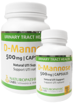 D-Mannose 500mg - 120 V-Caps + BONUS