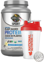 Sport Organic Plant Based Protein (Vanilla) - 806g + BONUS