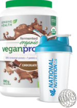 Fermented Organic Vegan Proteins+ (Chocolate) - 900g + BONUS
