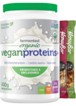 Fermented Organic Vegan Proteins+ (Unflavoured) - 600g + BONUS