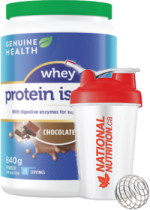 Proteins+ (Chocolate) - 840g + BONUS - Genuine Health