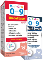 Kids 0-9 Throat Ease Syrup - 100ml + BONUS