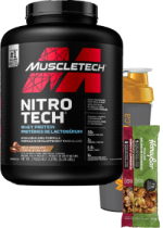 Nitro Tech Whey Protein (Milk Chocolate) - 2.27kg + BONUS