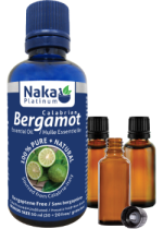 100% Pure Bergamot Essential Oil (Bergaptene Free) - 50ml + BONUS