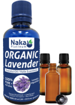 100% Pure Lavender Essential Oil (Organic) - 50ml + BONUS