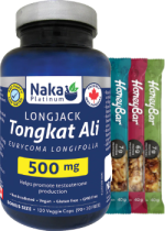 Longjack Tongkat Ali 500mg - 120 V-Caps + BONUS