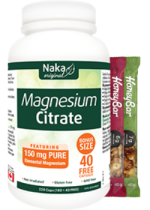 Magnesium Citrate 150mg - 220 Caps + BONUS