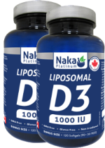 Liposomal Vitamin D3 1,000iu - 120 + 120 Softgels FREE